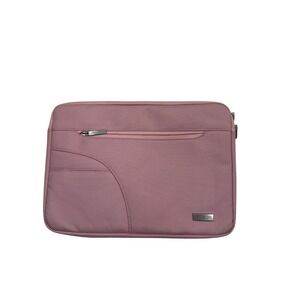 Mosiso Laptop Sleeve Case Pink Polyester Zippered Protective Bag 13 inch